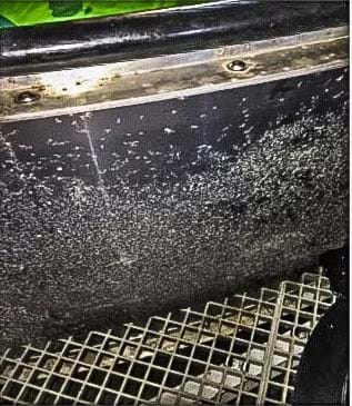 Aluminiumsoverflate med gropkorrosjon